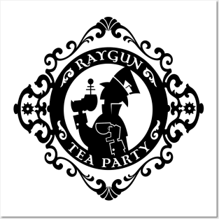 RAYGUN Tea Party Logo (Light) Posters and Art